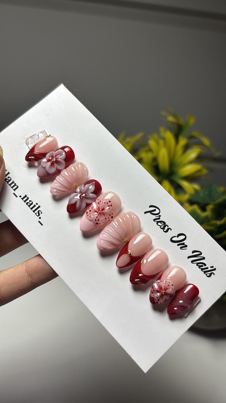 Crimson Sakura Elegance