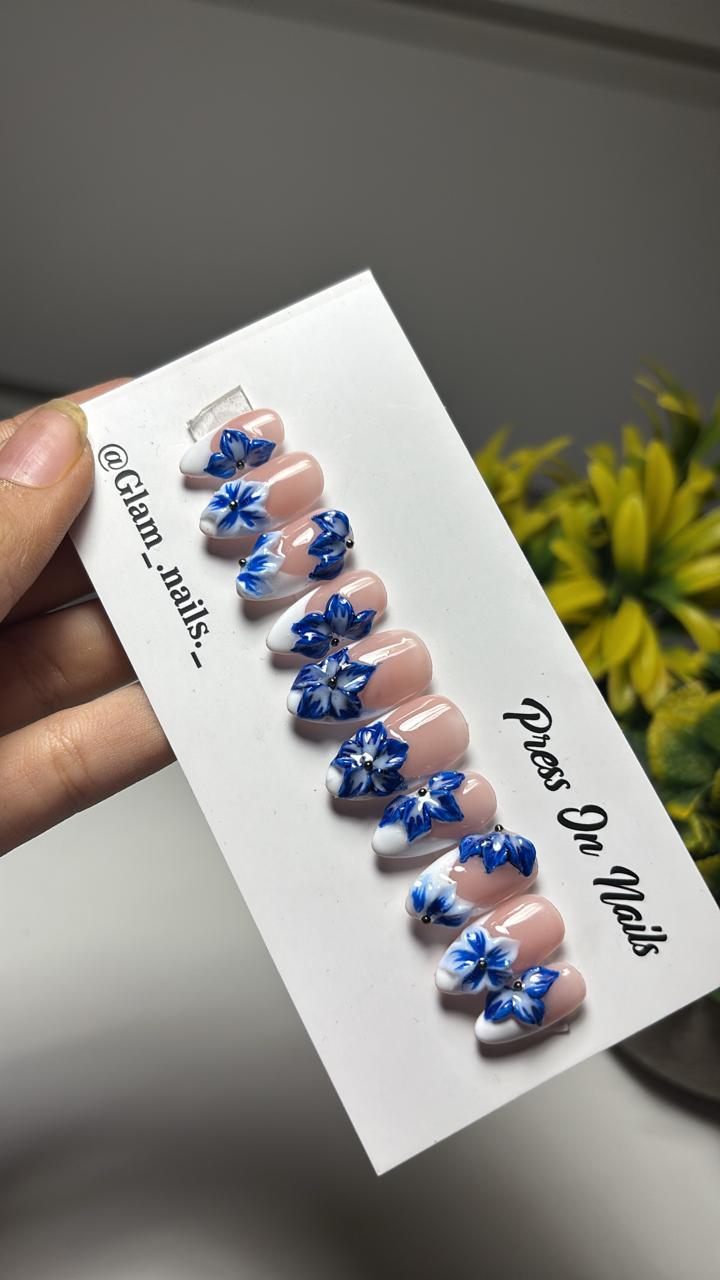 Sapphire Bloom Elegance